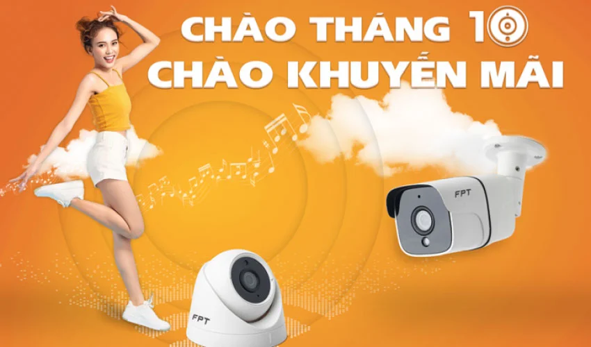 Khuyến mãi FPT Camera Tháng 10 – Camera An ninh lưu trữ Cloud