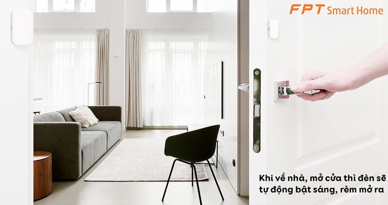 Cảm Biến Cửa Thông Minh FPT Smarthome 2 Mua cam bien cua thong minh o dau ha noi