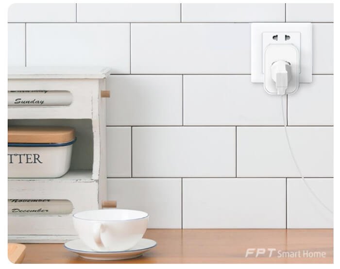 Ổ cắm điện thông minh FPT Smart Home 3 Thiet bi o cam nha thong minh fpt
