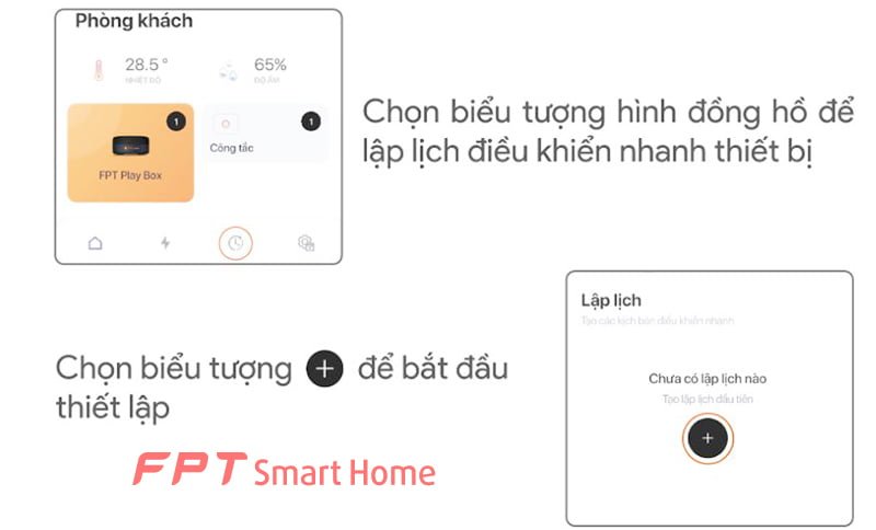 Công tắc cảm ứng thông minh Athena FPT SmartHome 3 thiet bi va lap lich lam viec cong tac cam ung