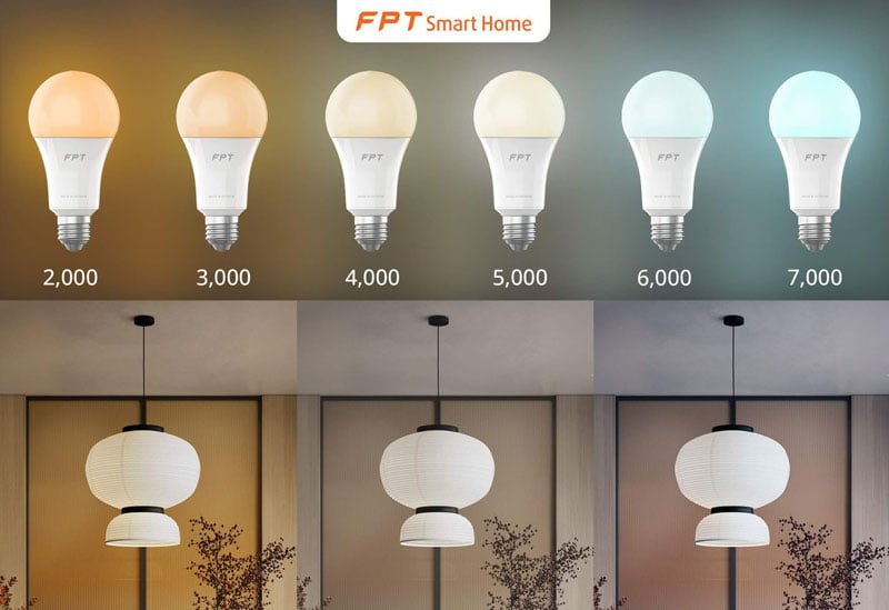 Nhiệt độ màu của bóng đèn ảnh hưởng cuộc sống thế nào?